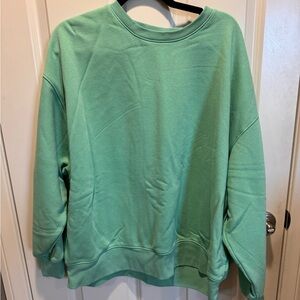 American Eagle Outfitters Mint Green Sweatshirt